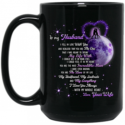 15 oz. Black Mug