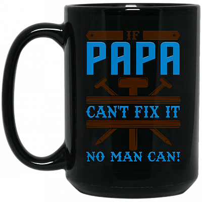 15 oz. Black Mug