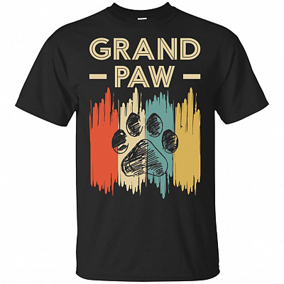 Grand Paw T-Shirt - Funny Dog Shirts For Grandpa