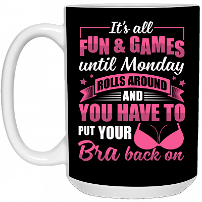 15 oz. White Mug