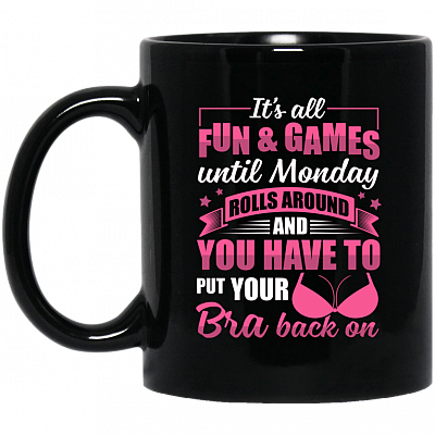 11 oz. Black Mug