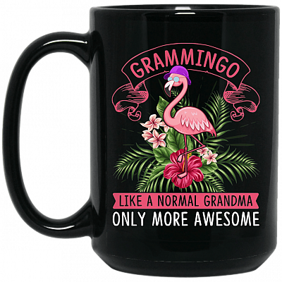 15 oz. Black Mug