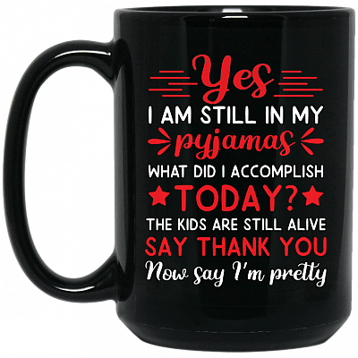 15 oz. Black Mug