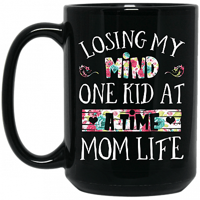 15 oz. Black Mug