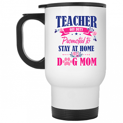 14 oz. White Travel Mug