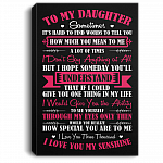 To My Daughter Sometimes It's Hard To Find Words To Tell You How Much You Mean To Me