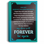 One Day When My Children Are Grown-Parents Gallery Wrapped Canvas - Framed Canvas Prints - Poster - Home Decor Wall Art