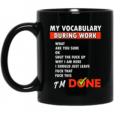11 oz. Black Mug