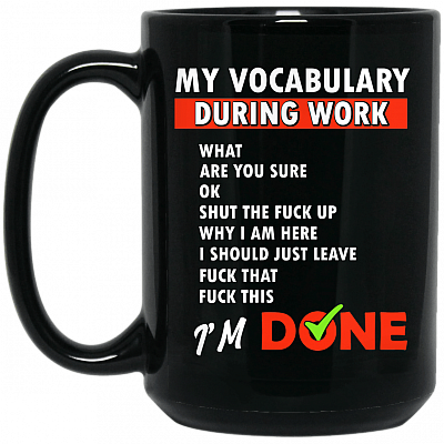 15 oz. Black Mug