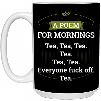 15 oz. White Mug