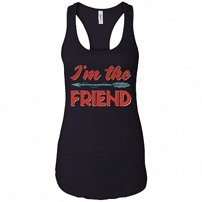 I'm The Friend - If_Lost Or Drunk Please Return To Friend #2 Cotton Tank Top Tee - Ladies Racerback Tank