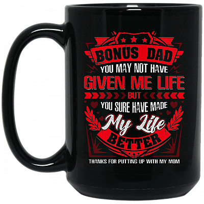 15 oz. Black Mug