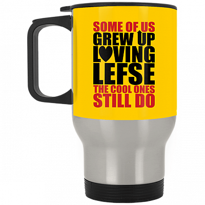 14 oz. Silver Travel Mug