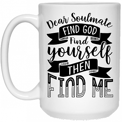 15 oz. White Mug