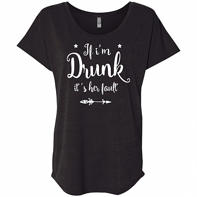Ladies Triblend Dolman Sleeve