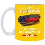 I Don't Live In Germany But Germany Will Always Live In Me - German Root Coffee Mug - Beer Stein - Water Bottle