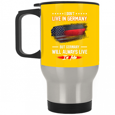 14 oz. Silver Travel Mug