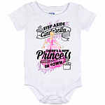 Step Aside Cinderel-la There's A New Princess In Town Baby Onesie - Baby Infant Bodysuit