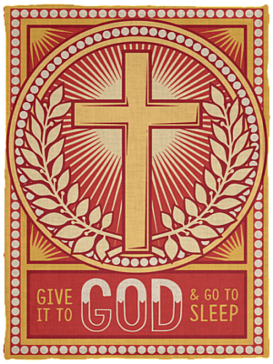 Give It To God Blanket Fleece Blanket - Premium Sherpa Blanket - Woven Blanket