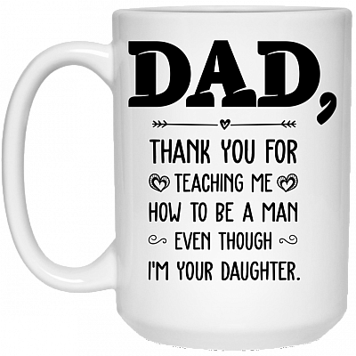 15 oz. White Mug