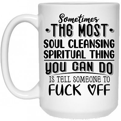15 oz. White Mug