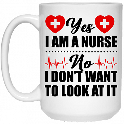 15 oz. White Mug