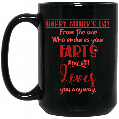 15 oz. Black Mug