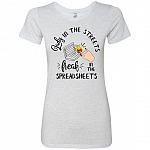 Lady in The Streets Freak in The Spreadsheets Premium Ladies T-Shirt - Ladies Triblend Dolman Sleeve T-Shirt