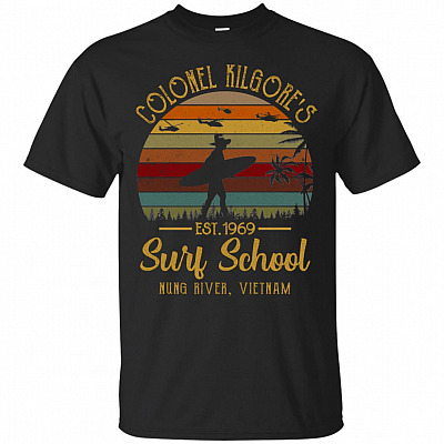 Colonel Kilgores Surf School T-Shirt - Funny Movie Shirts