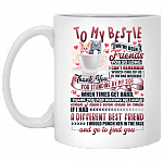 To My Bestie We've Been Friends For So Long Ceramic Coffee Mug - Water Bottle - Color Changing Mug