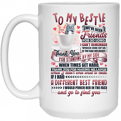 15 oz. White Mug
