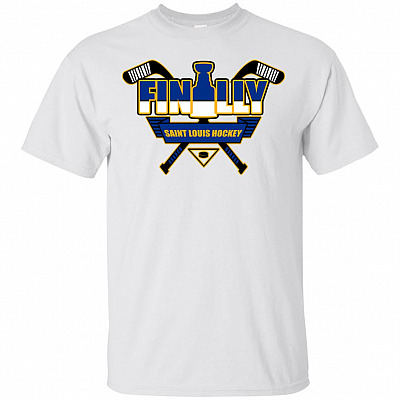 Finally Cham-pion Saint Louis - Hockey Lovers T-shirt