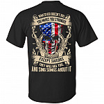 What-Ever Doesn't Kill You Makes You Stronger Except Sailors Print On Back T-Shirt