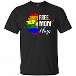 Free Mom Hugs Pride LGBT T-Shirt - Pride Month Gift Tee Shirt