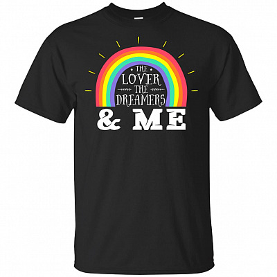 The Love-r The Dreamers And Me Pride LGBT T-shirt - V-neck