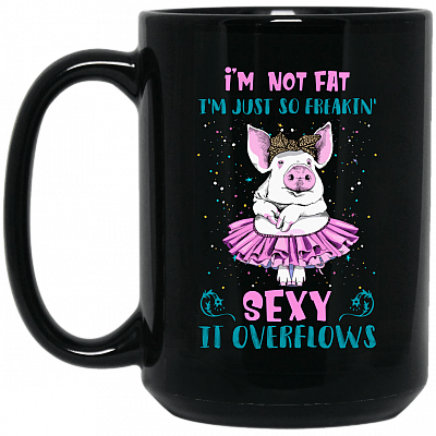 15 oz. Black Mug