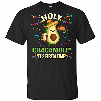 Holy Guacamole It's Fiesta Time T-Shirt - Youth Shirt