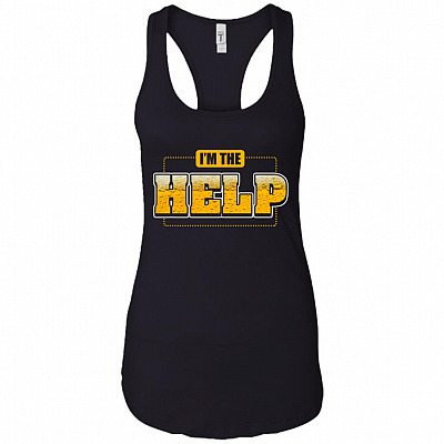 I'm The Help_ I'm The Bestie_If-Lost Or Drunk Return To Bestie Tank Top Tee - Ladies Racerback Tank