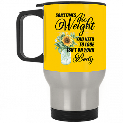 14 oz. Silver Travel Mug