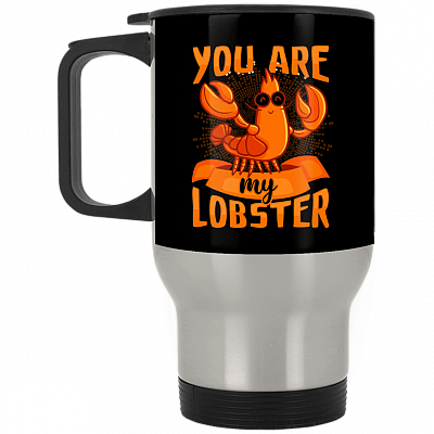 14 oz. Silver Travel Mug