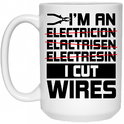 15 oz. White Mug