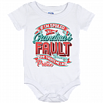 If I'm Spoiled It's My Grandma's Fault She Treats Me Like Prince Funny Baby Onesie - Infant Bodysuit