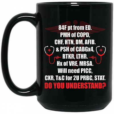 15 oz. Black Mug