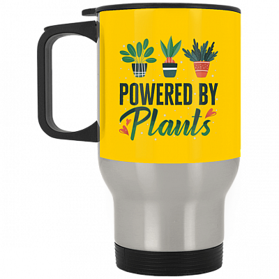 14 oz. Silver Travel Mug