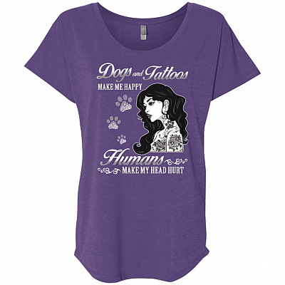 Ladies Triblend Dolman Sleeve