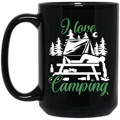 15 oz. Black Mug