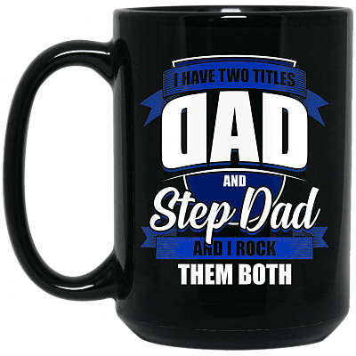 15 oz. Black Mug