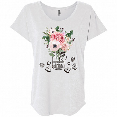 Ladies Triblend Dolman Sleeve