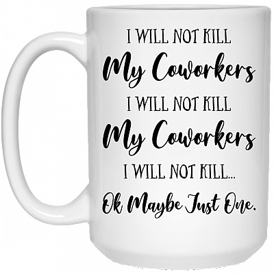 15 oz. White Mug
