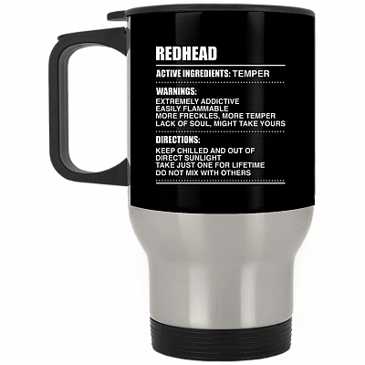 14 oz. Silver Travel Mug